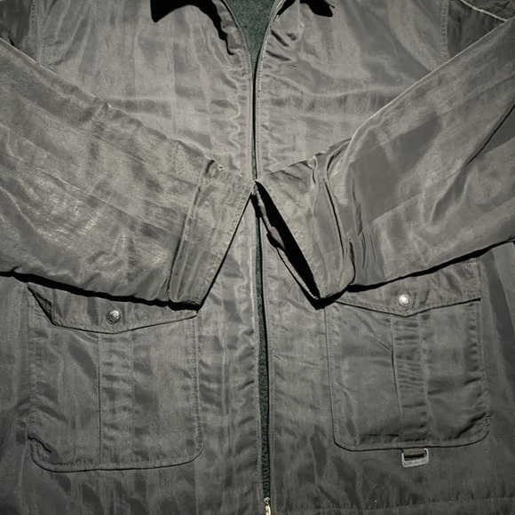 Mens vintage y2k Billabong black 3M jacket coat zip up with sherpa lining surf - Picture 4 of 4